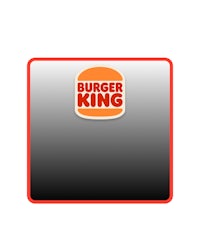 burger king logo on a white background